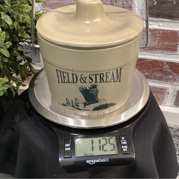 Field & Stream Since 1871 - Ceramic & Metal Crafted Decanter type Lidded Jar - Picture 12 of 12